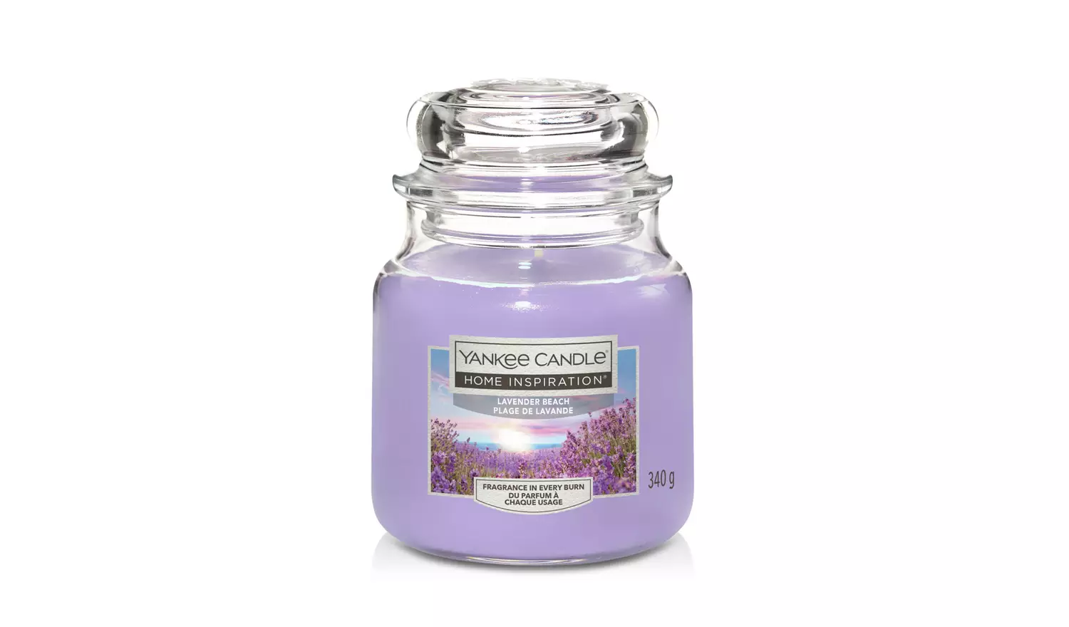 Yankee Home Inspiration Medium Jar Candle - Lavender Beach