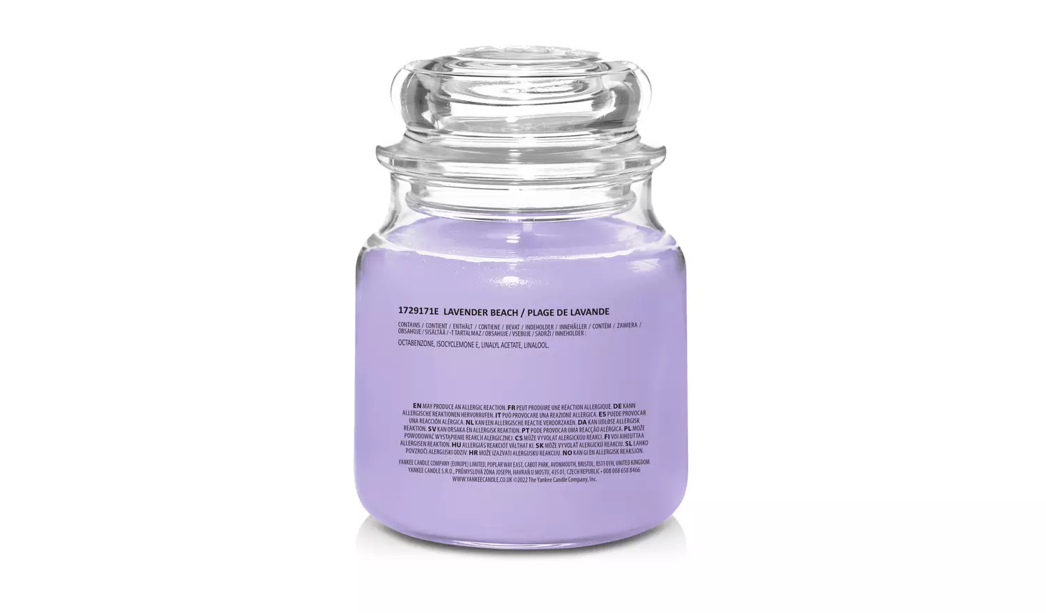 Yankee Home Inspiration Medium Jar Candle - Lavender Beach