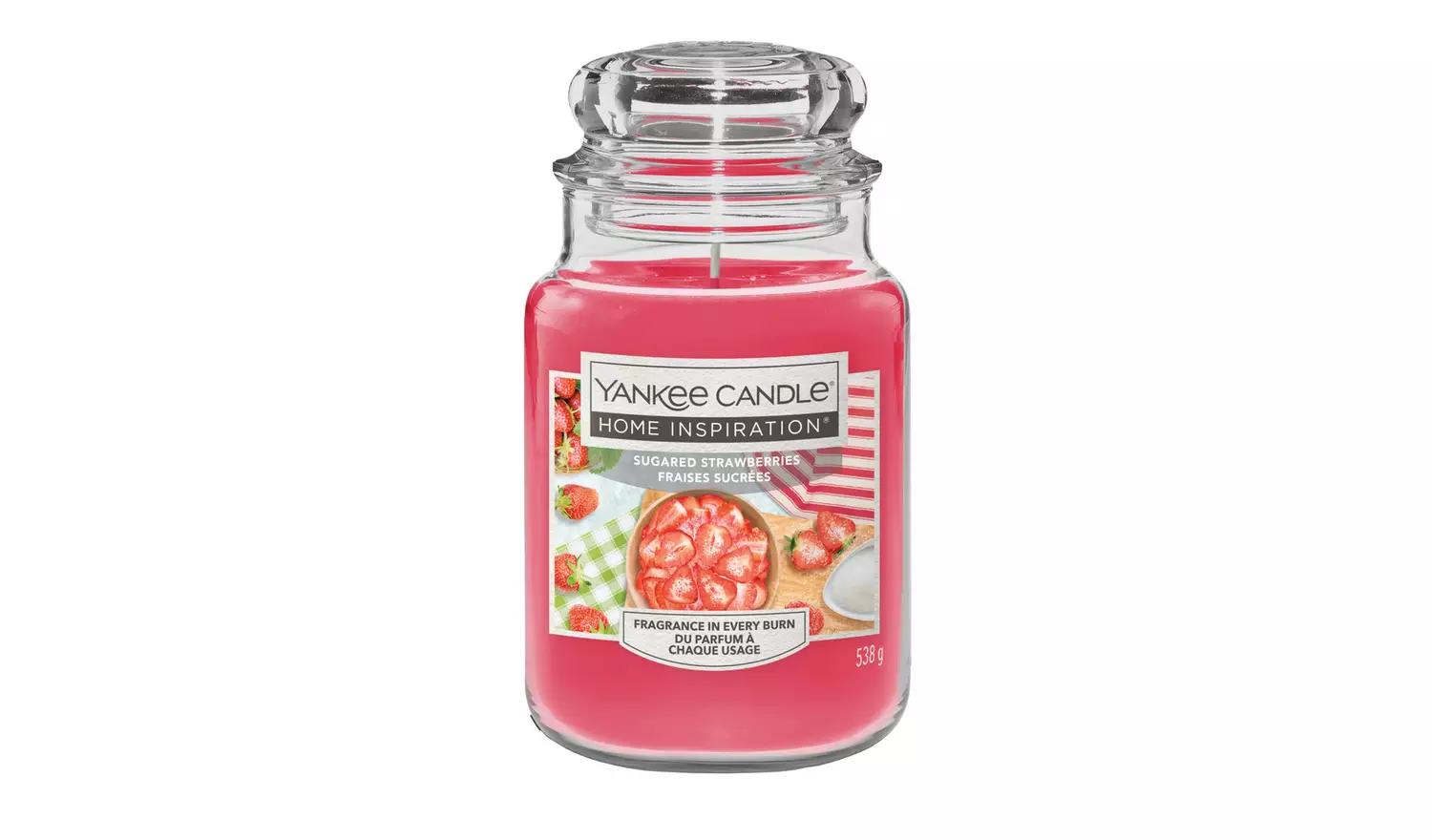 Yankee Home Inspiration Large Candle - Sugared Strawberries