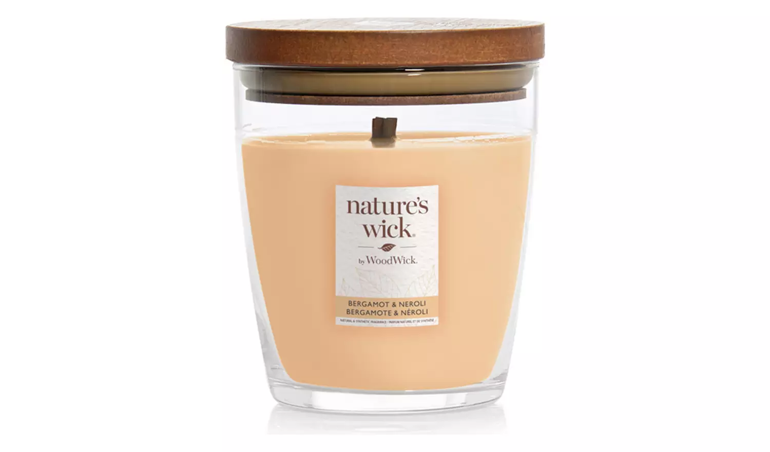 Nature's Wick Medium Jar Candle - Bergamot & Neroli