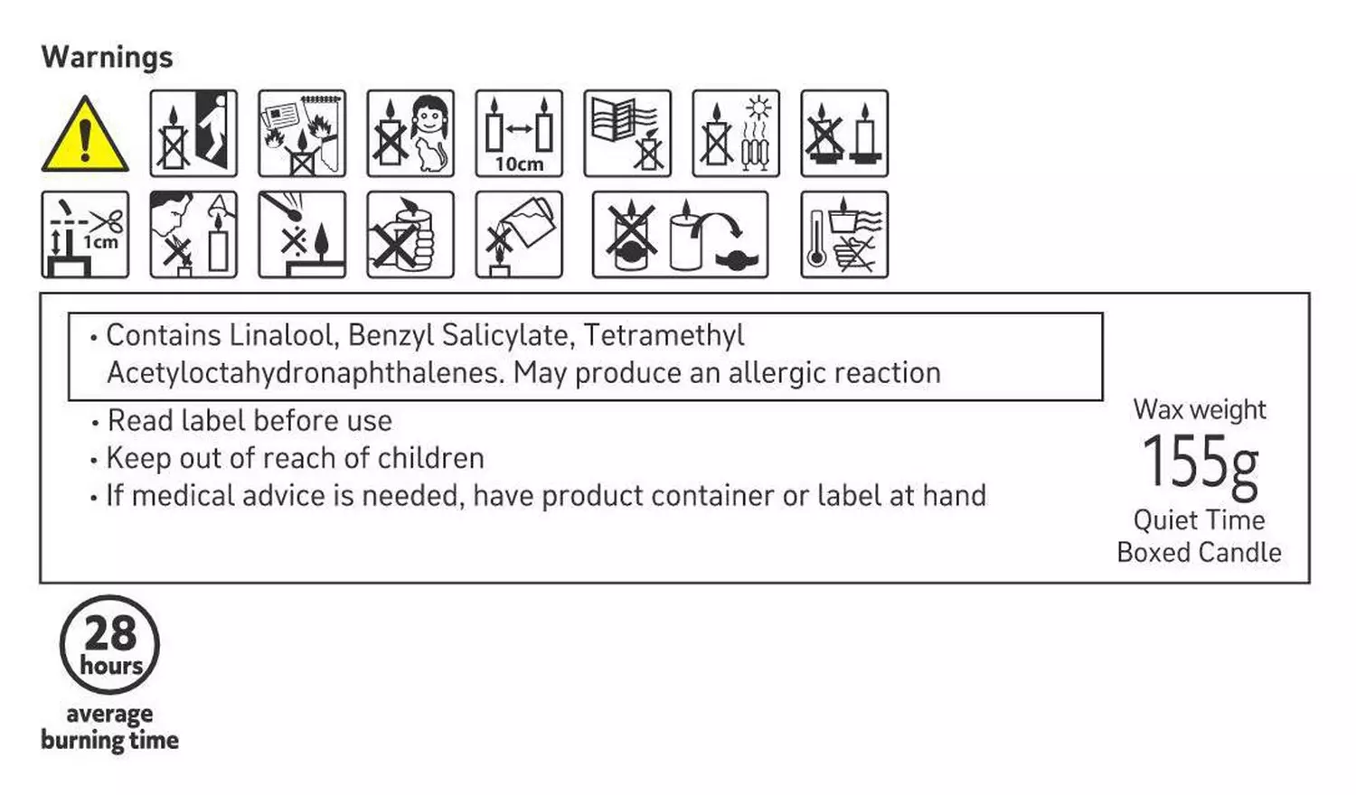 Habitat x Designs in Mind Boxed Candle - Quiet Time