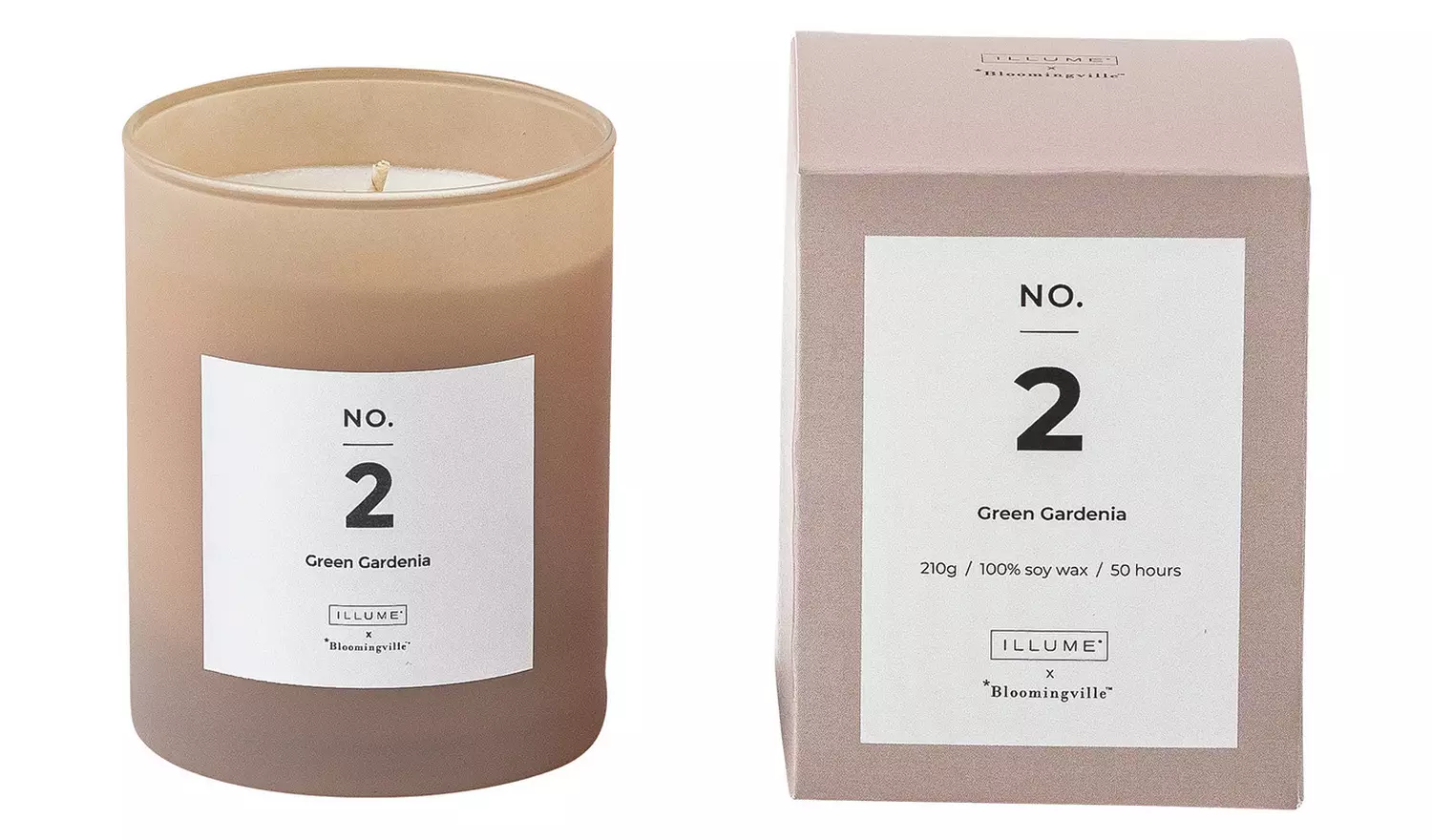 ILLUME x Bloomingville Small Scented Candle - Green Gardenia