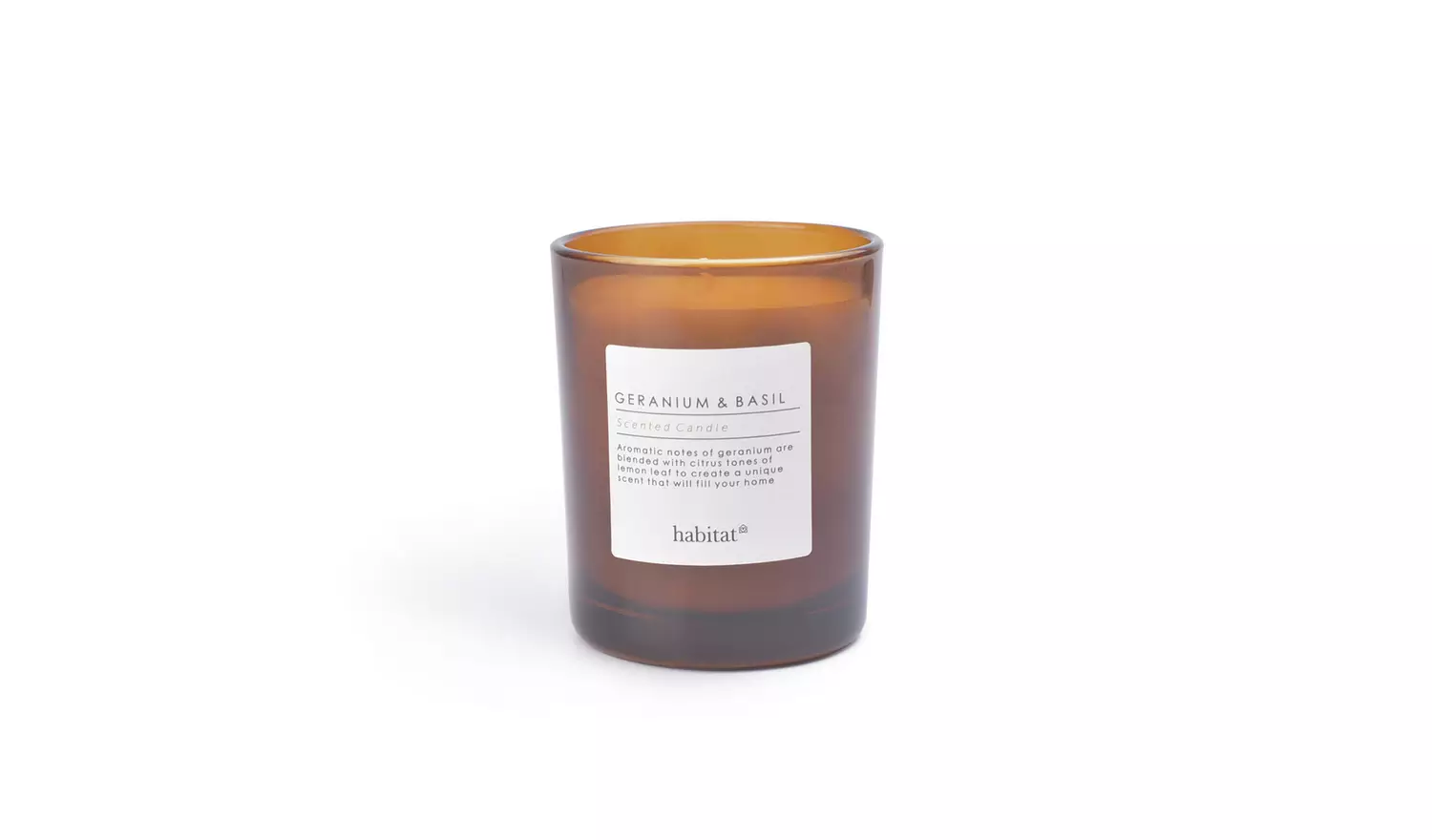 Habitat Scented Boxed Candle - Geranium & Basil