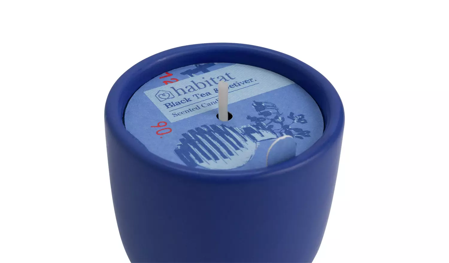 Habitat 60 Small Scented Candle - Black Tea & Vetiver