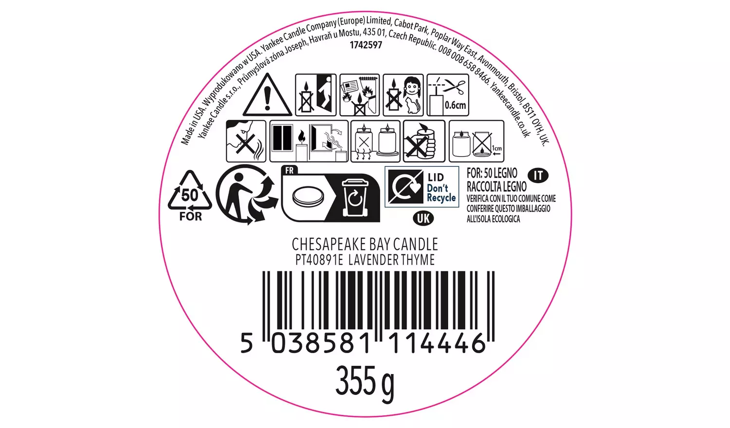 Chesapeake Bay Large Jar Candle - Lavender Thyme