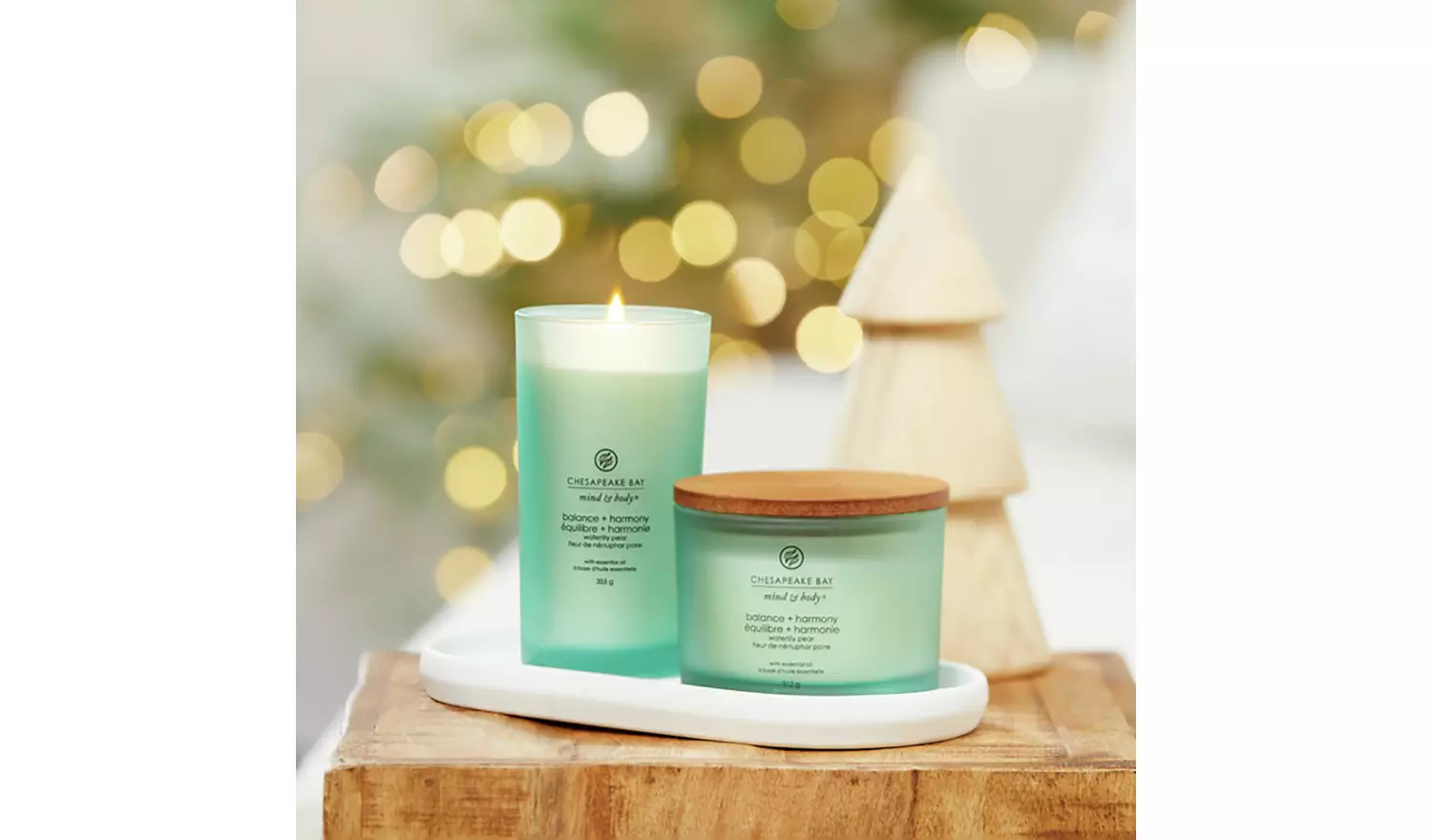 Chesapeake Bay Large Jar Candle - Waterlily Pear