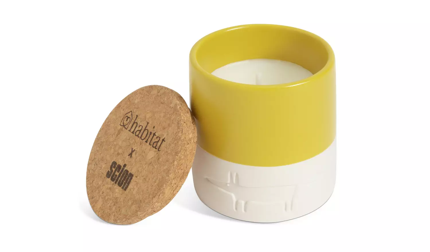 Habitat x Scion Mr Fox Ceramic Candle - Paradise Plum/Orchid