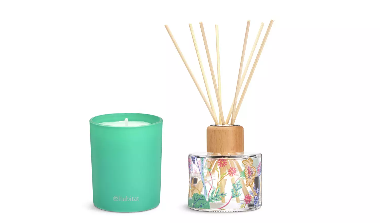 Habitat Candle and Diffuser Set - Star Jasmine and Peach