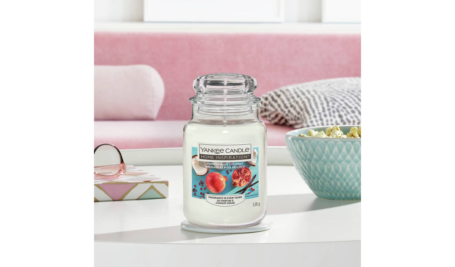 Yankee Home Inspiration LargeCandle - Pomegranate Coconut