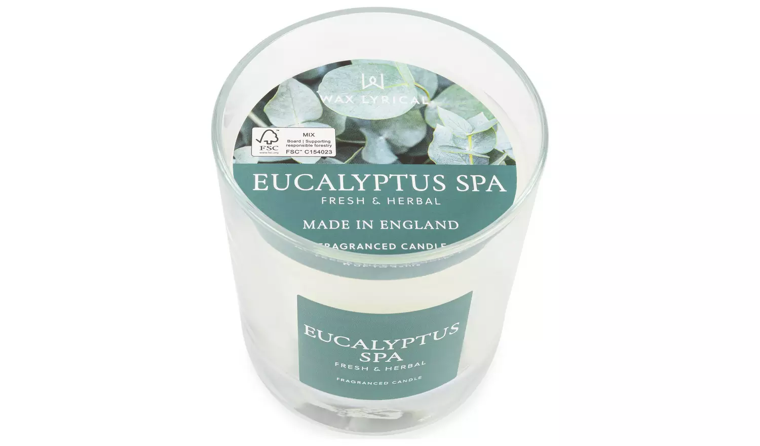 Wax Lyrical Medium Scented Candle - Eucalyptus Spa
