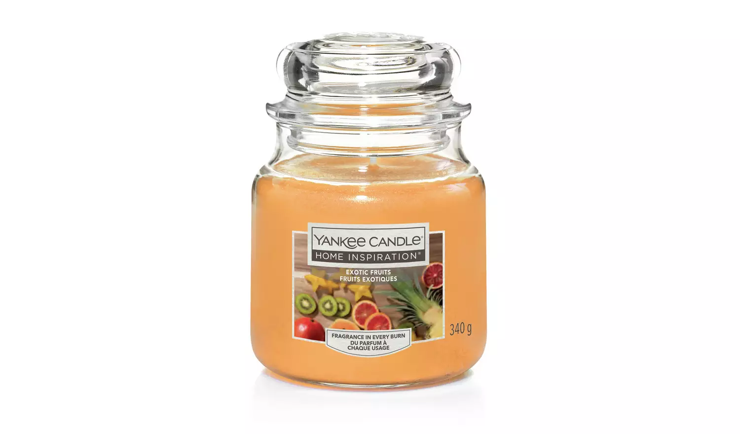 Yankee Home Inspiration Medium Jar Candle - Exotic Fruits