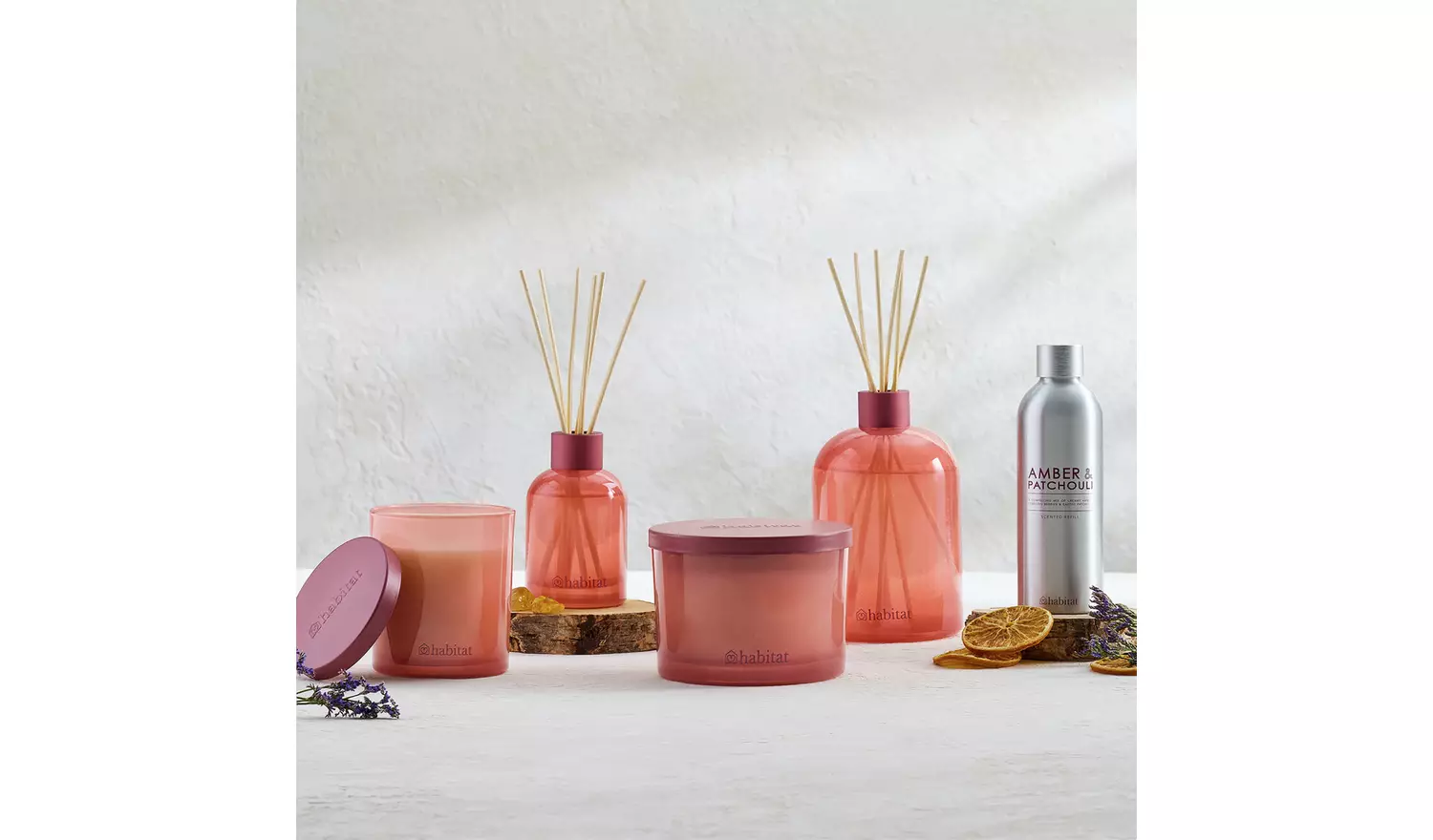 Habitat Large Multi Wick Candle - Patchouli & Amber