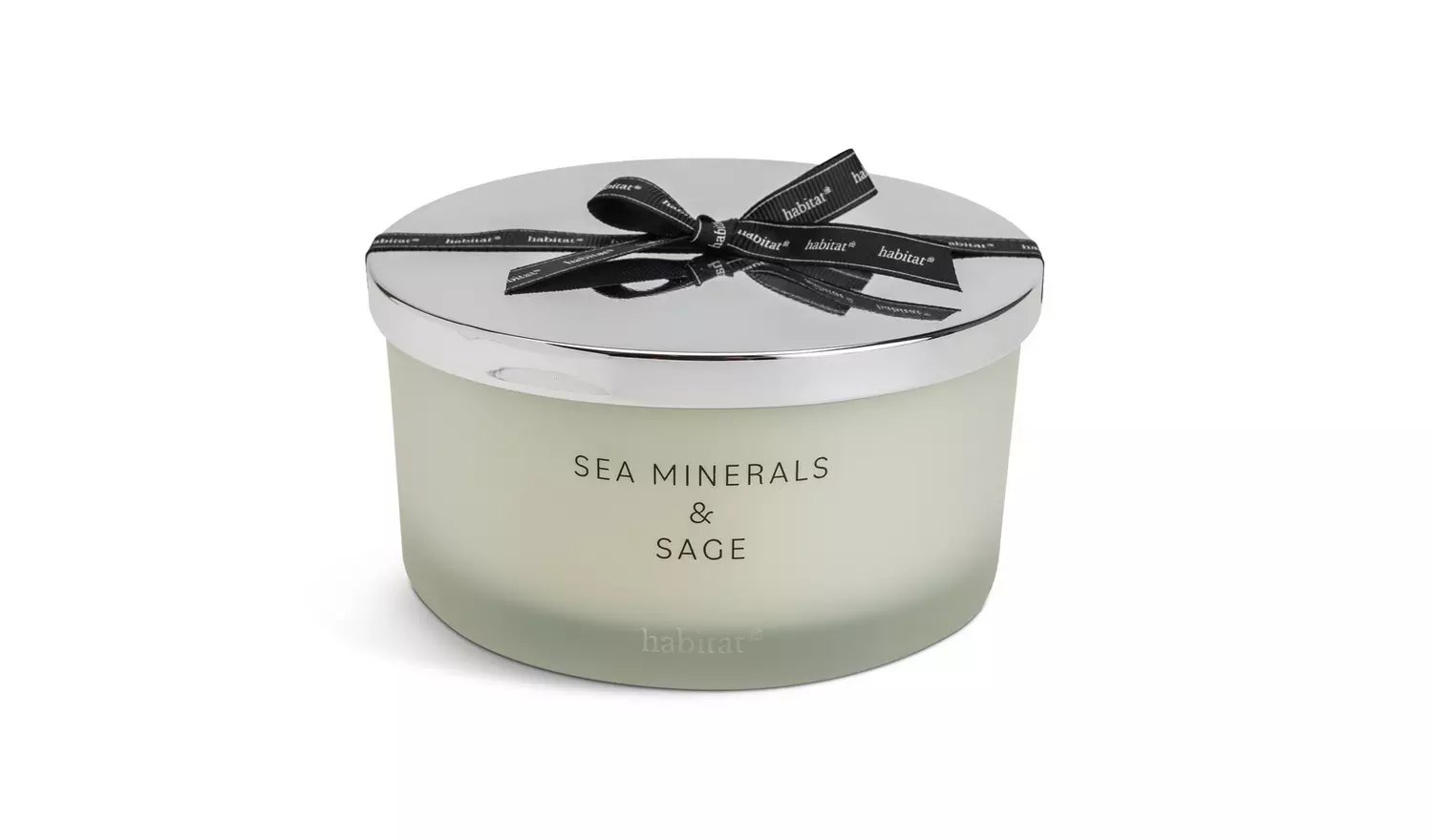 Habitat XL Candle with Lid - Sea Minerals & Sage