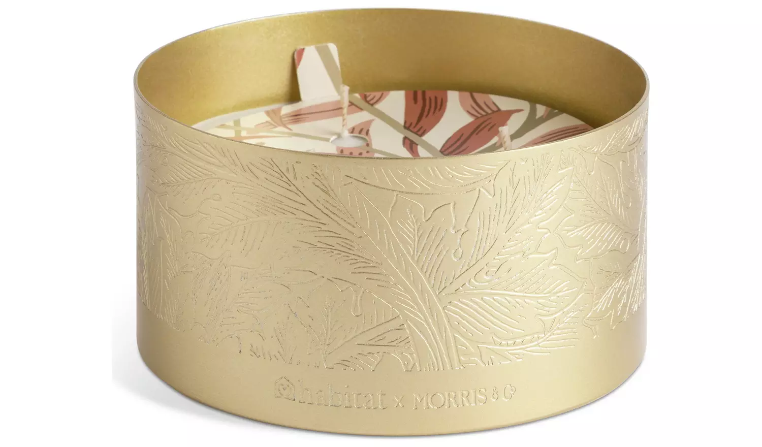 Habitat x Morris & Co. Oak & Fallen Acorn Multiwick Candle