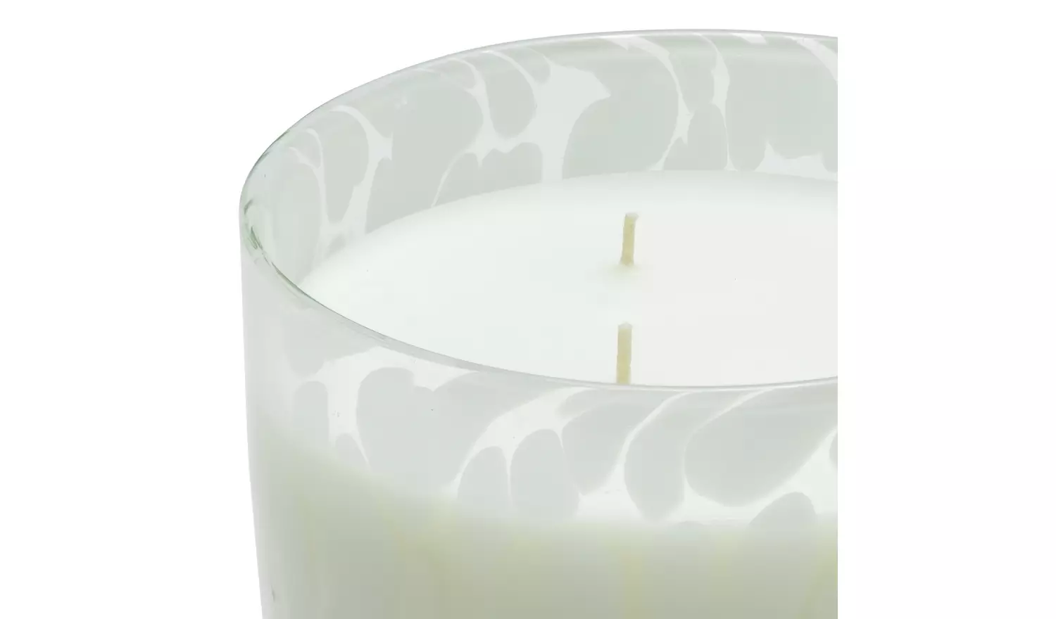 Habitat XXL Luxe White Confetti Candle - Geranium & Pear