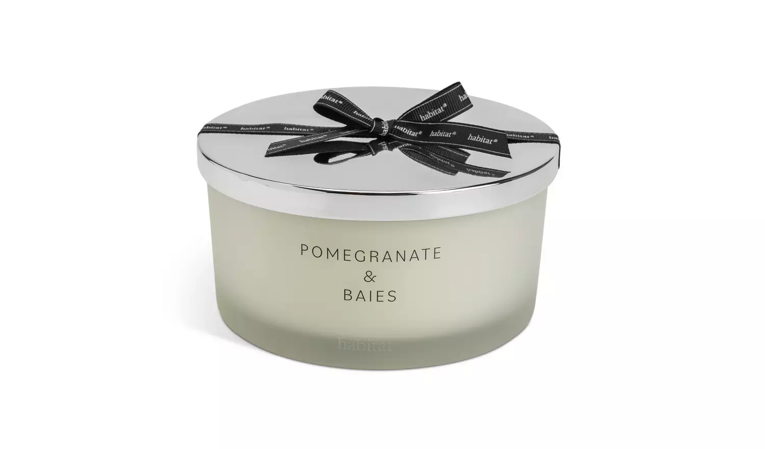 Habitat XL Candle with Lid - Pomegranate & Baies