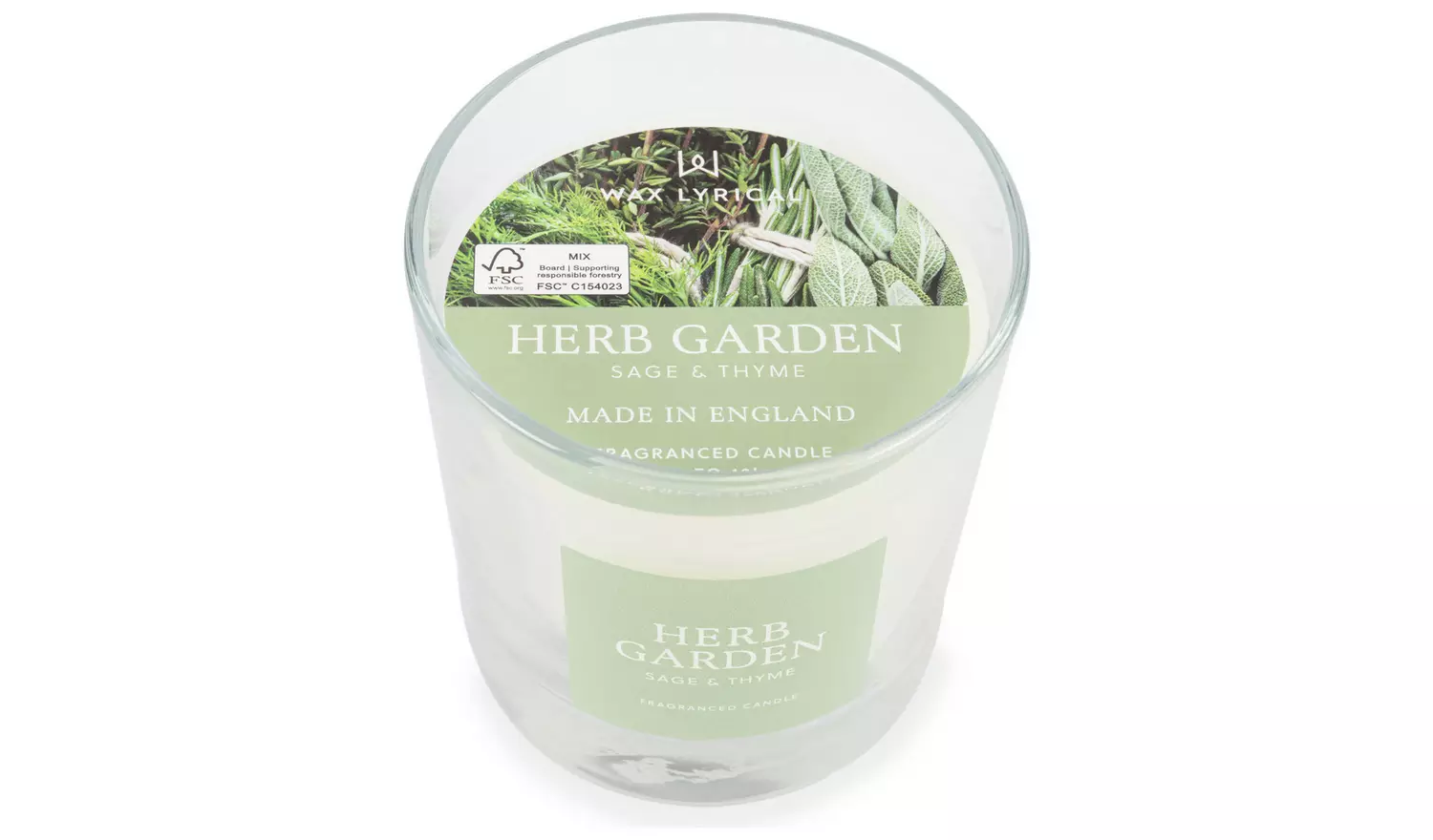 Wax Lyrical Medium Scented Candle - Herb Garden