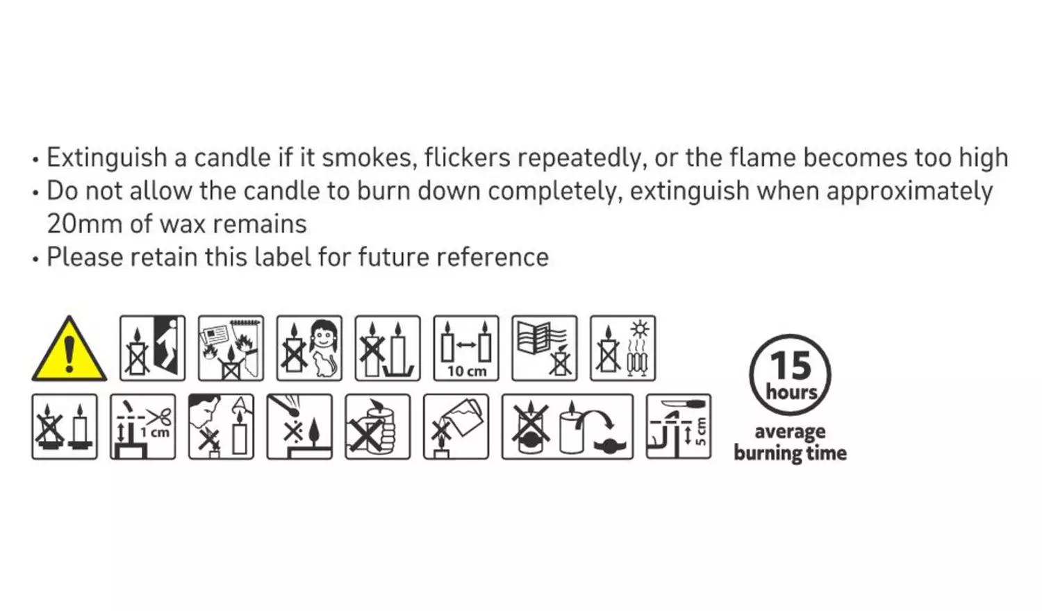 Habitat x Scion Shaped Candle