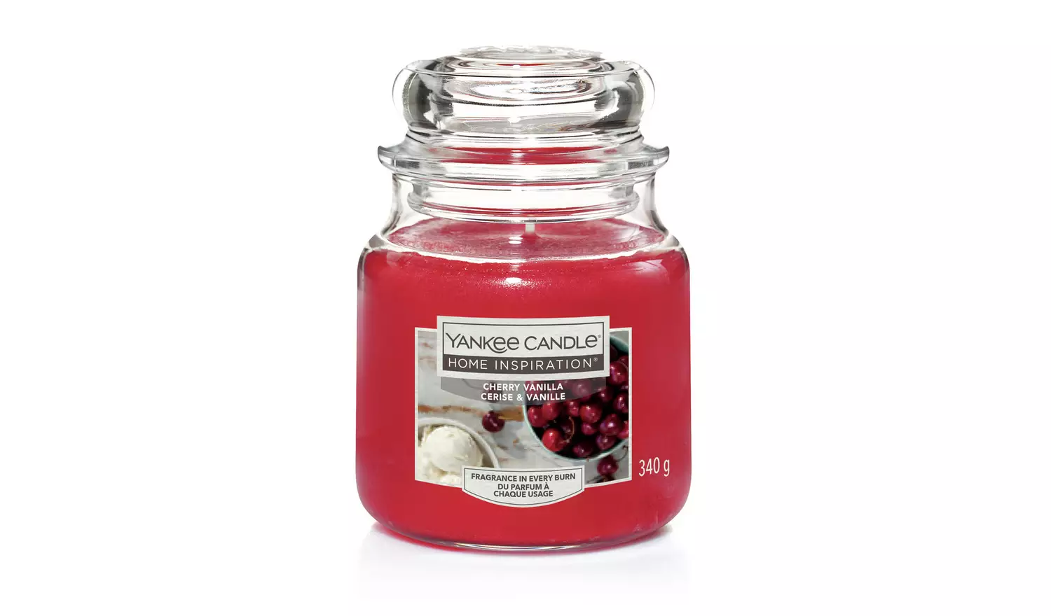 Yankee Home Inspiration Medium Jar Candle - Cherry Vanilla