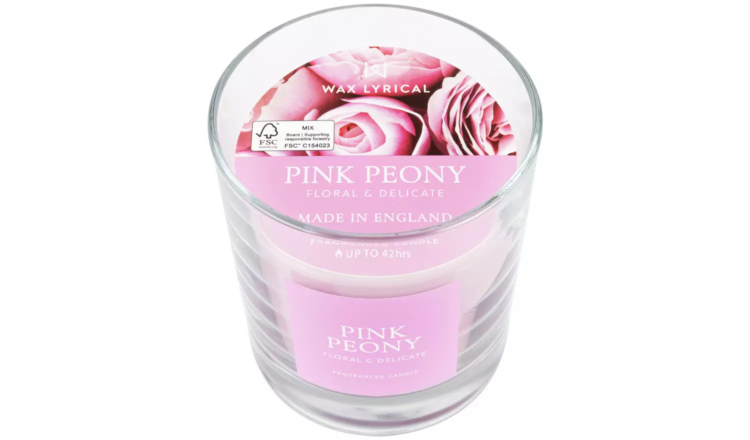 Wax Lyrical Medium Candle - Pink Peony