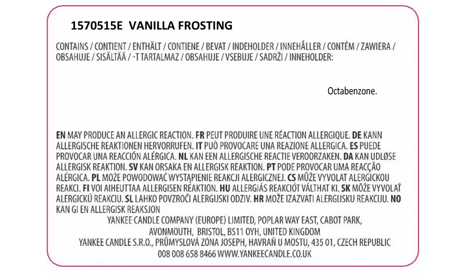 Yankee Home Inspiration Large Jar Candle - Vanilla Frosting