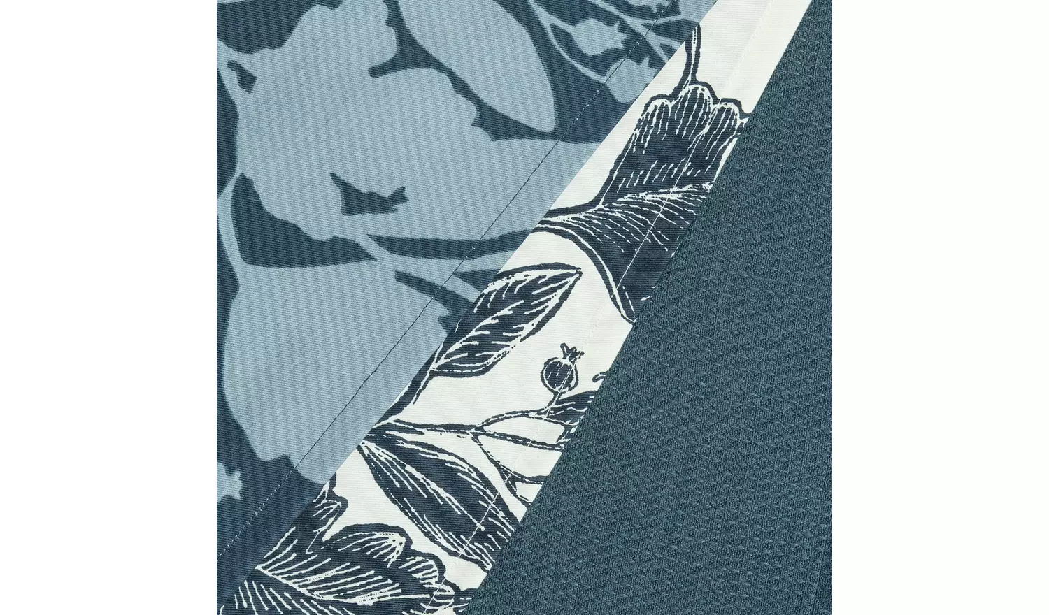 Habitat Floral Cotton Textile Set - Navy