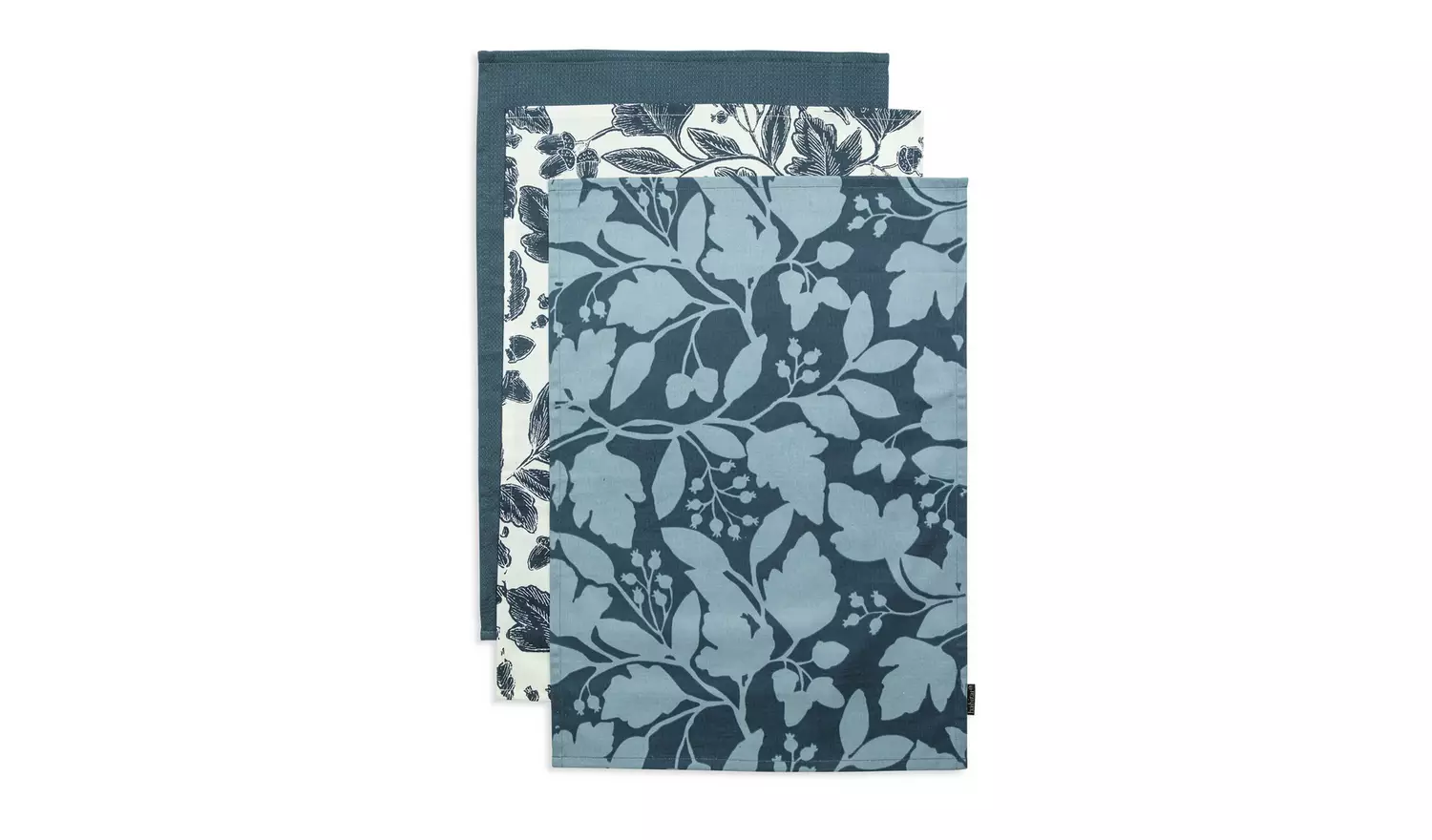 Habitat Floral Cotton Textile Set - Navy