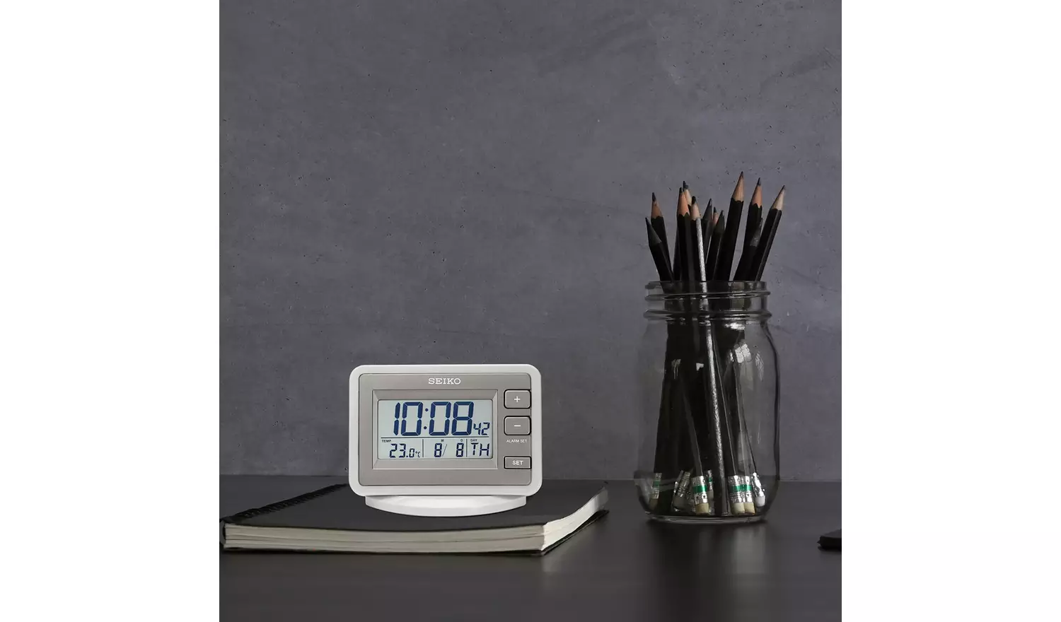 Seiko LCD Alarm Clock