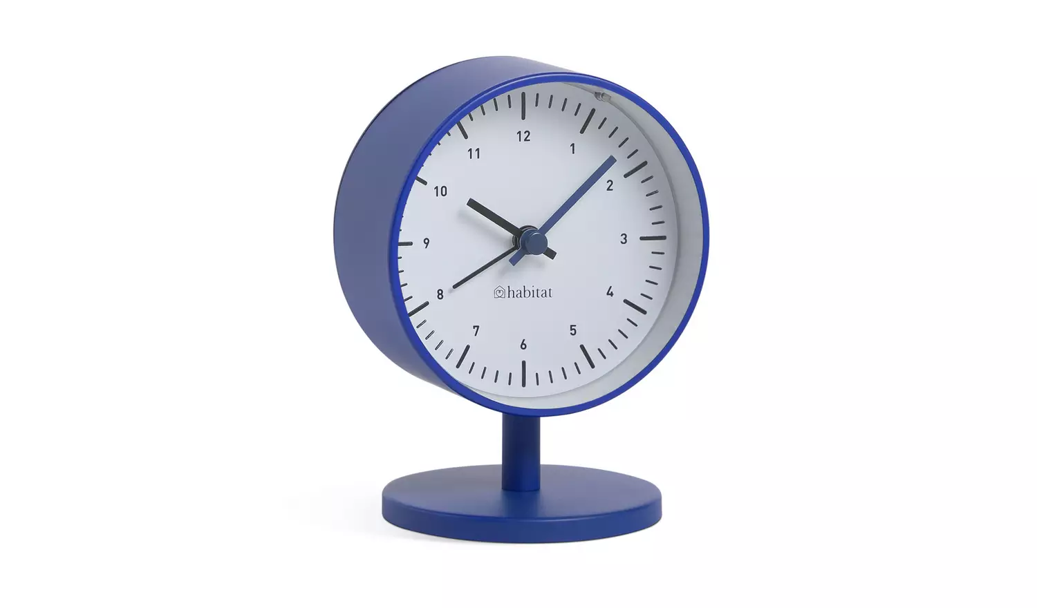 Habitat Analogue Alarm Clock - Blue