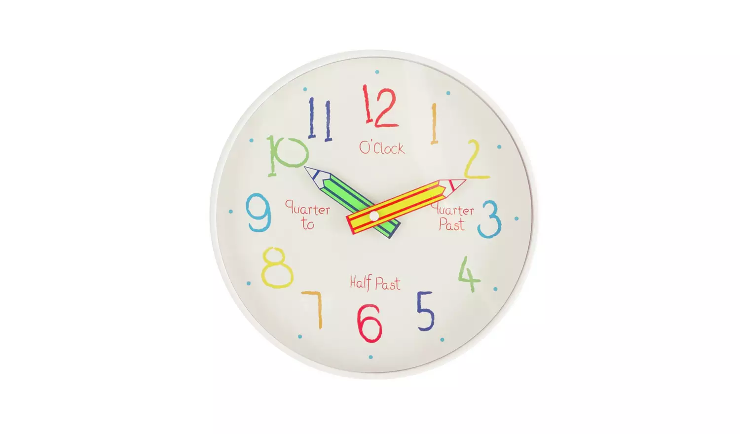 Argos Home Children's Tell the Time Wall Clock