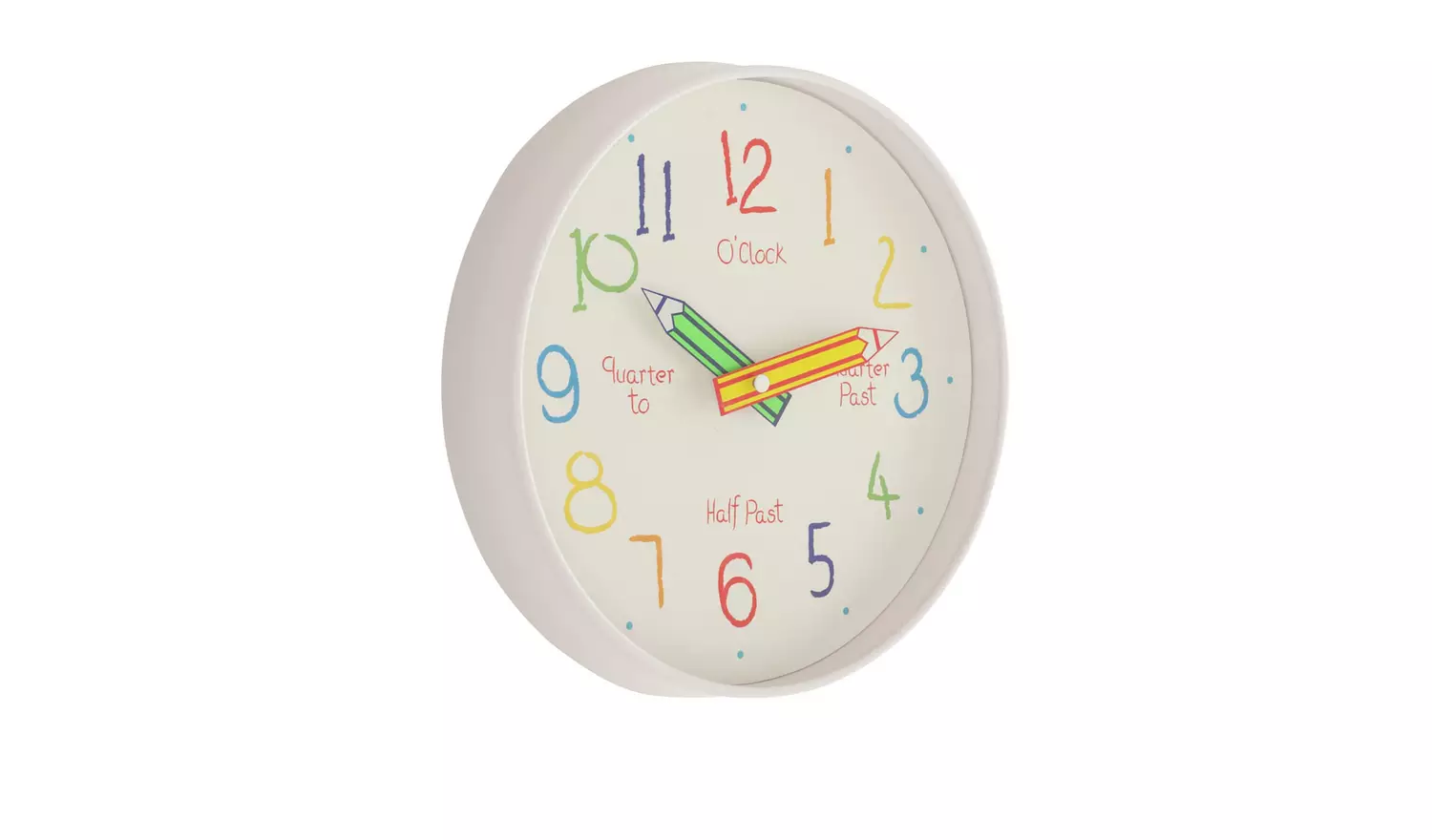 Argos Home Children's Tell the Time Wall Clock