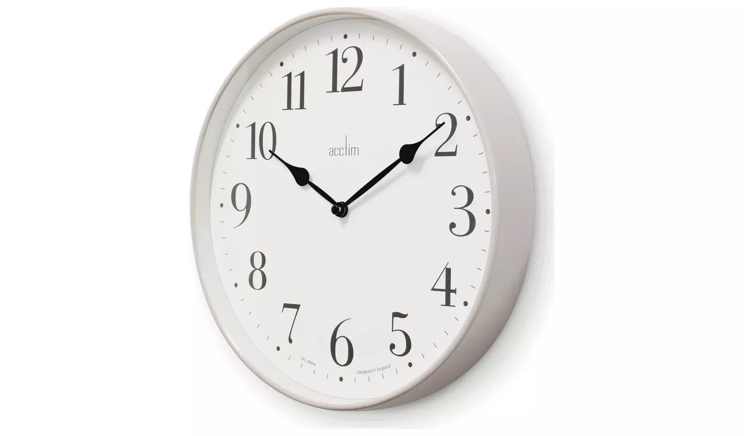 AcctimCountry Analogue Wall Clock - Latte