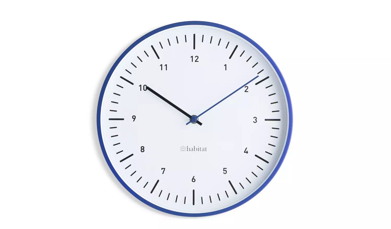 Habitat Analogue Wall Clock - Blue