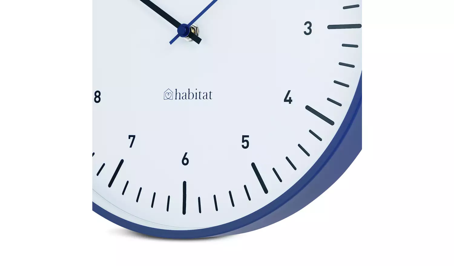Habitat Analogue Wall Clock - Blue