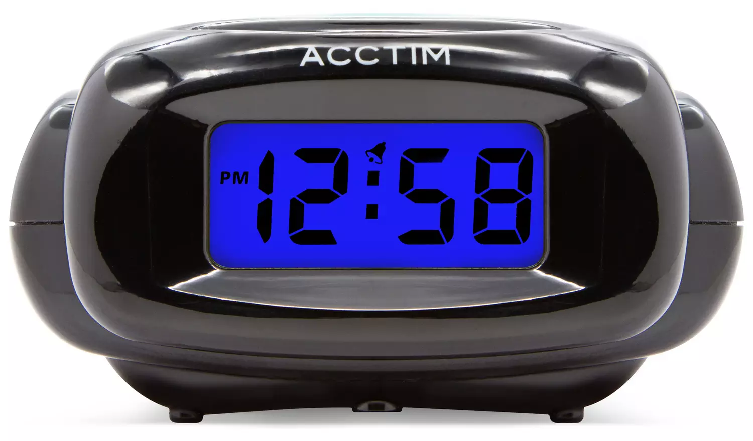 Acctim Aura LCD Alarm Clock - Black