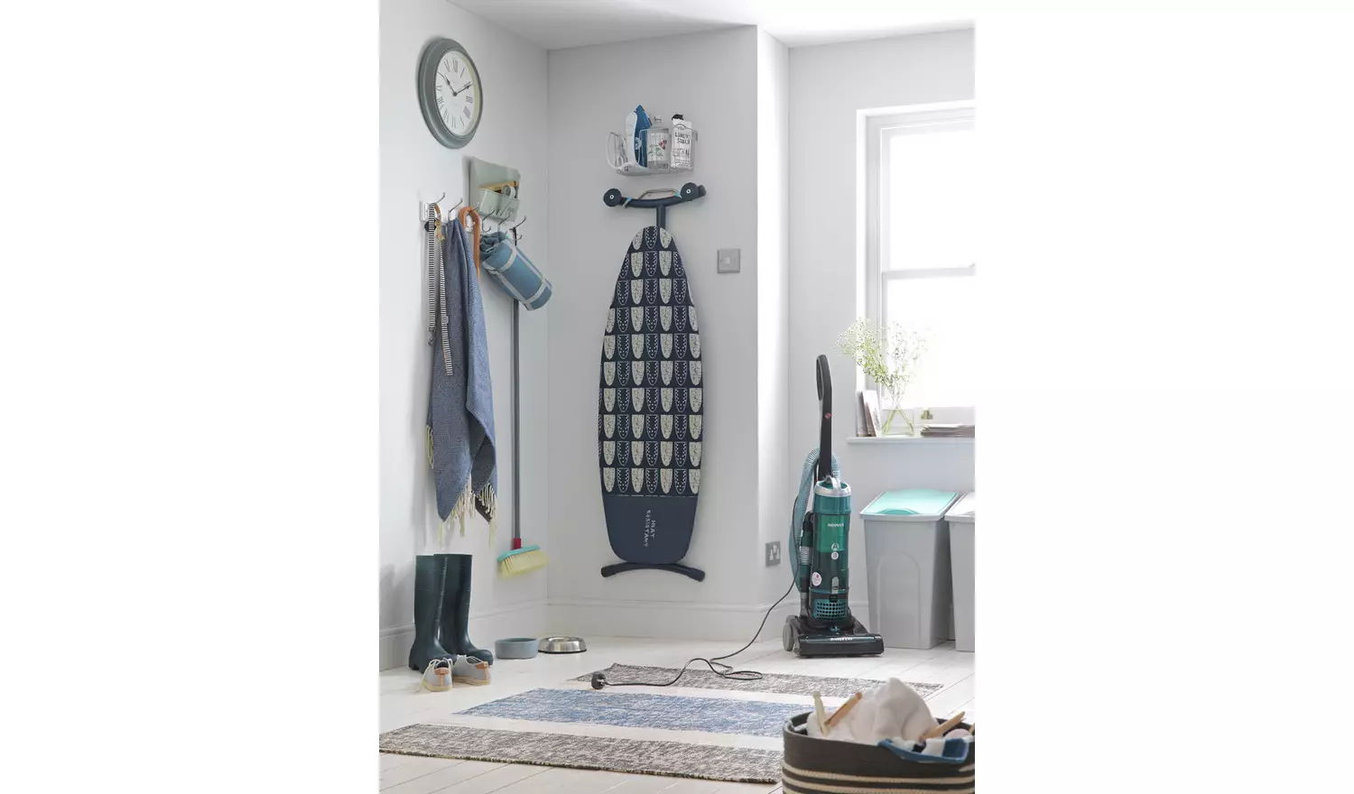Habitat Stationary Wall Clock - Grey