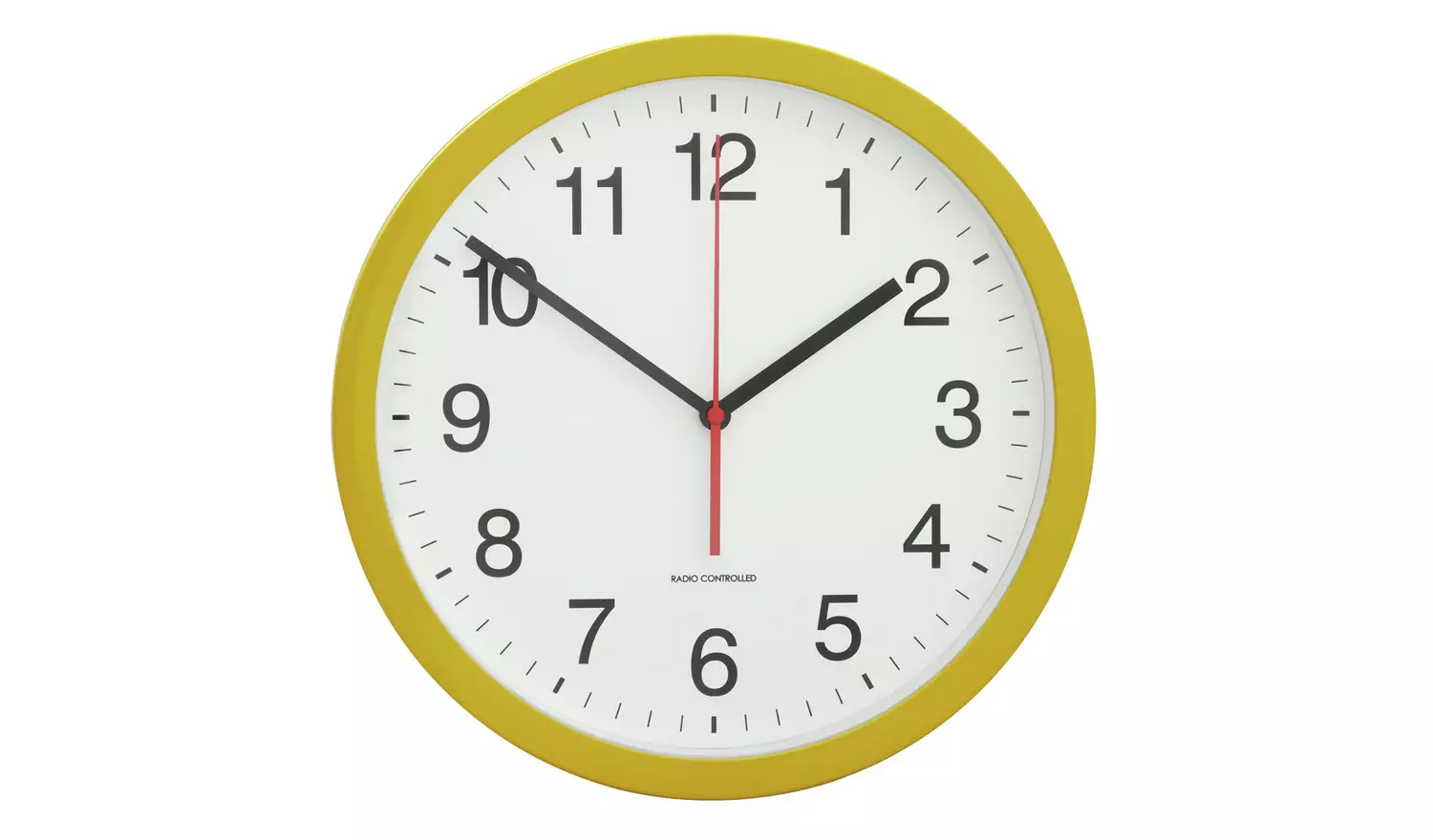 Argos Home Radio Controlled Wall Clock - Mustard