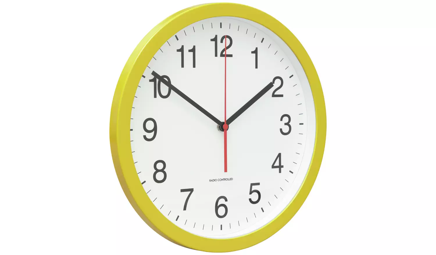 Argos Home Radio Controlled Wall Clock - Mustard