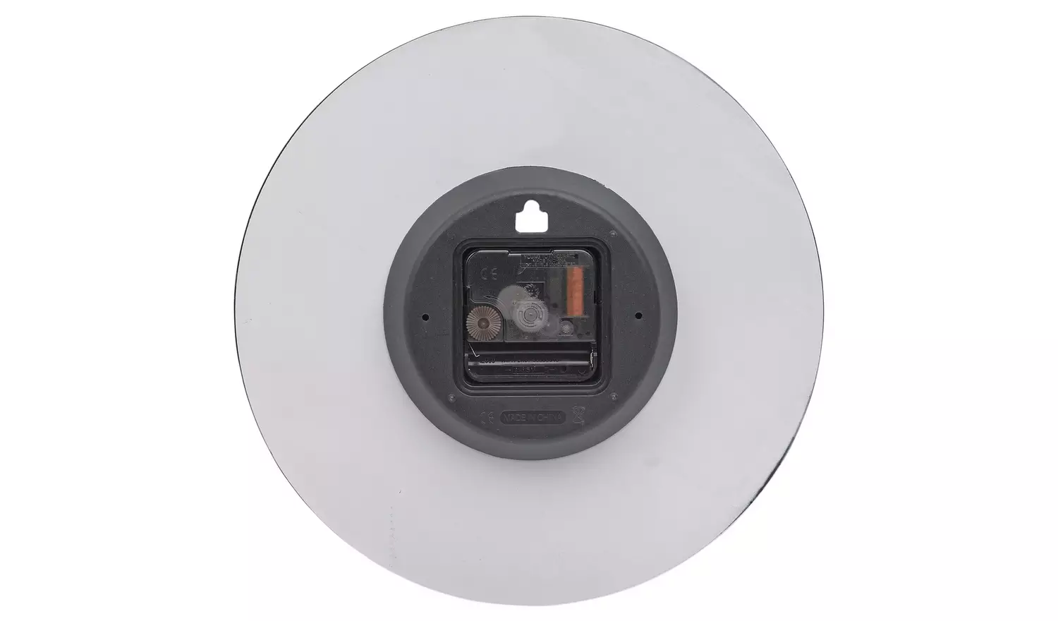 Argos Home Round Glass Wall Clock - Black