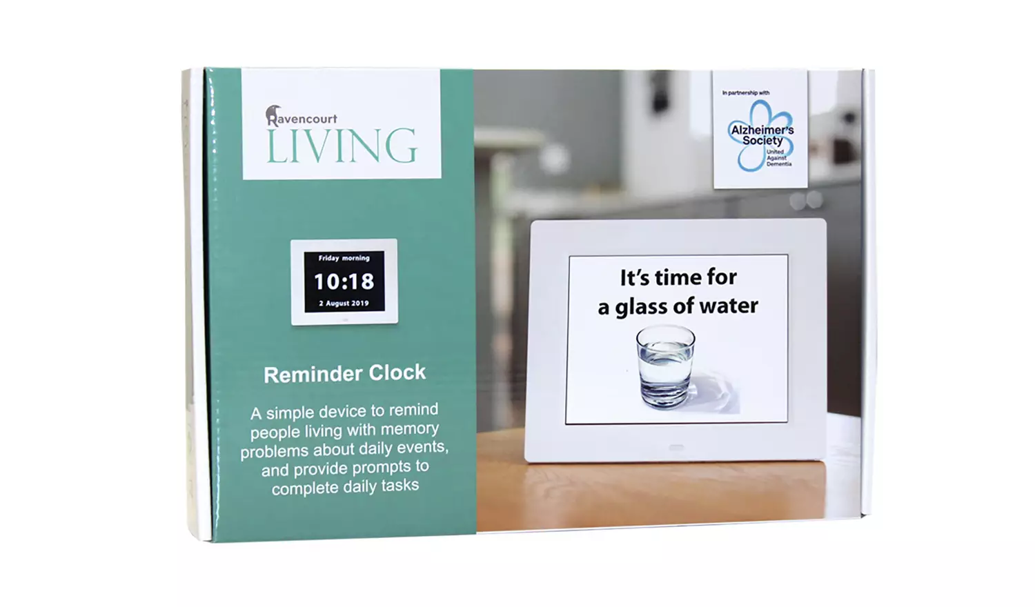 Ravencourt Living Rosebud Dementia Reminder Clock