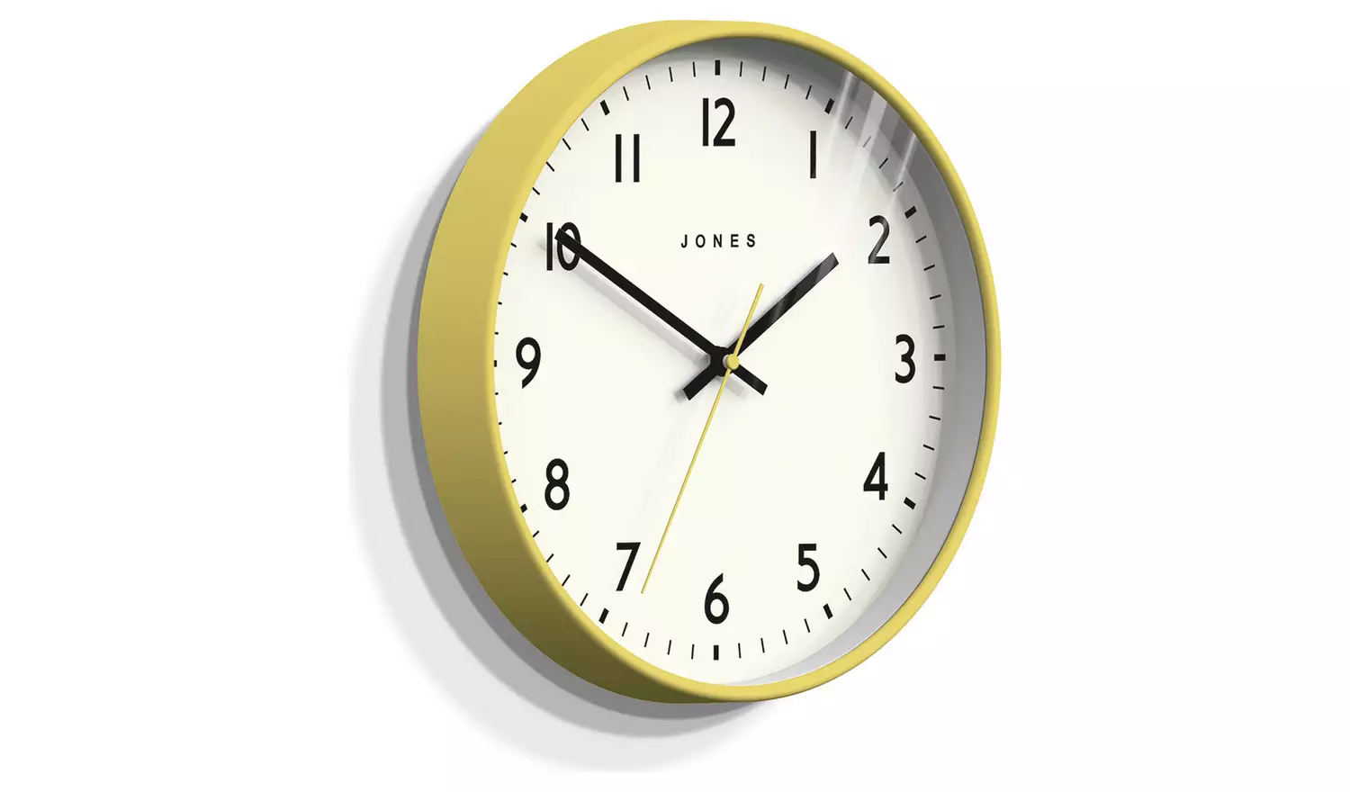 Jones Jam Wall Clock Cheeky - Yellow