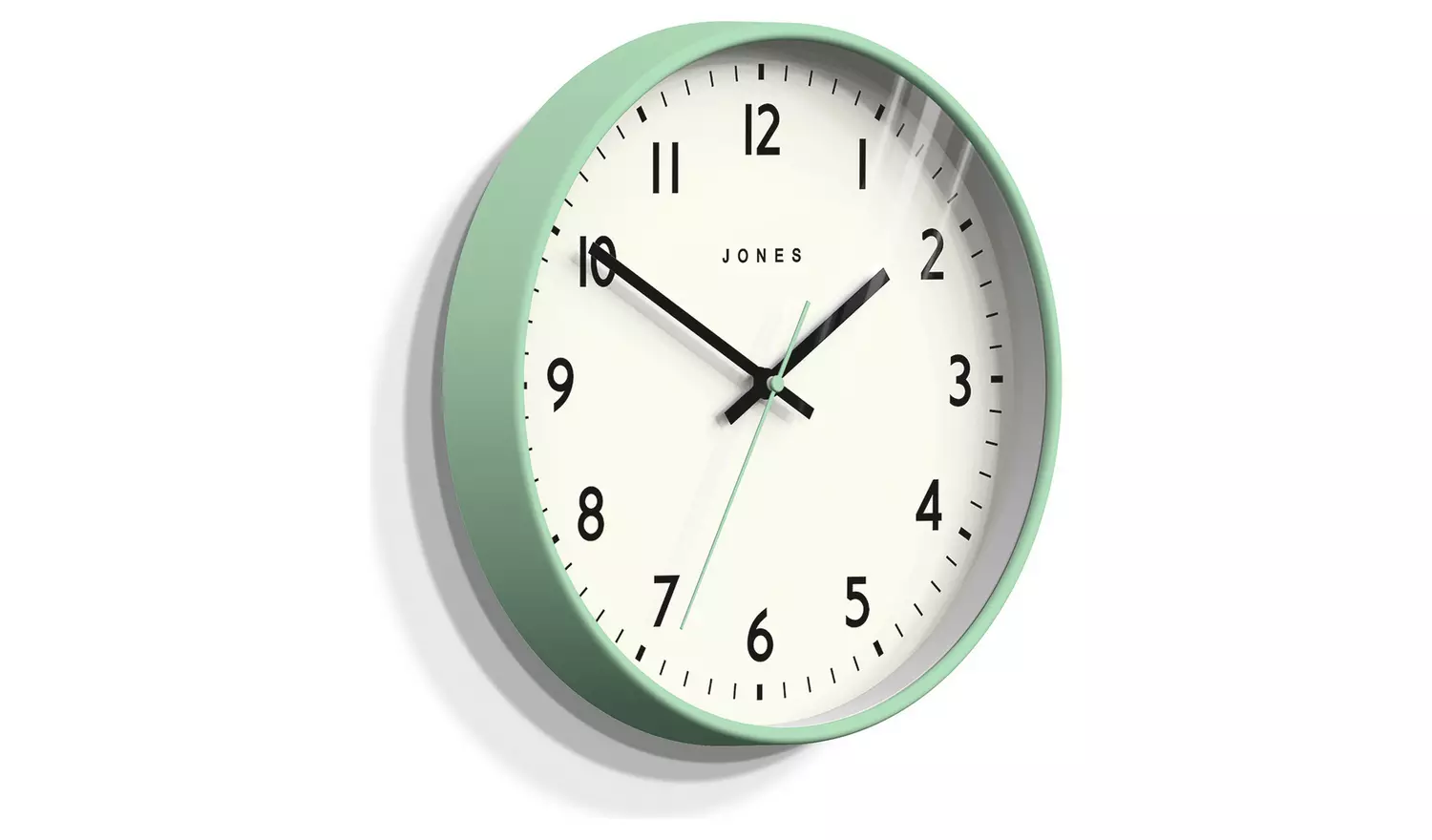 Jones Jam Wall Clock Neo - Mint