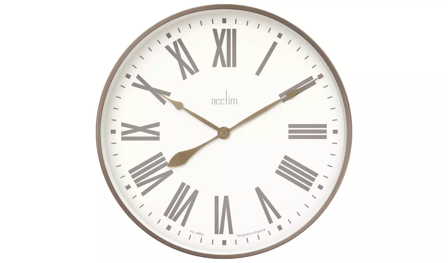 Acctim Northfield Wall Clock - Champange