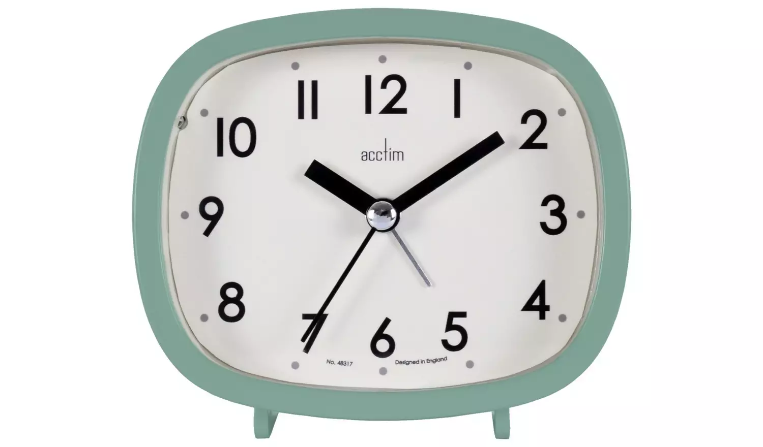 Acctim Hilda Retro Shaped Alarm Clock - Green