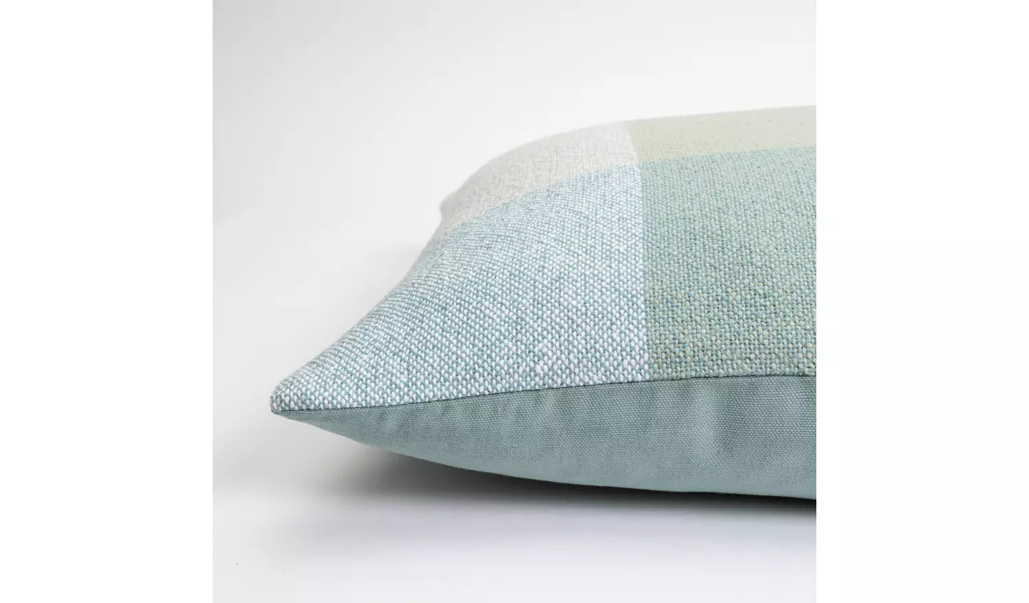 Habitat Gingham Check Cushion - Sage Green - 43x43cm