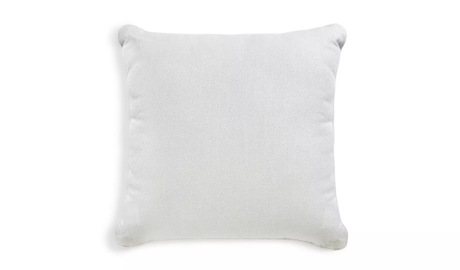 Habitat Herringbone Cushion Cover - Dove Grey - 43x43cm