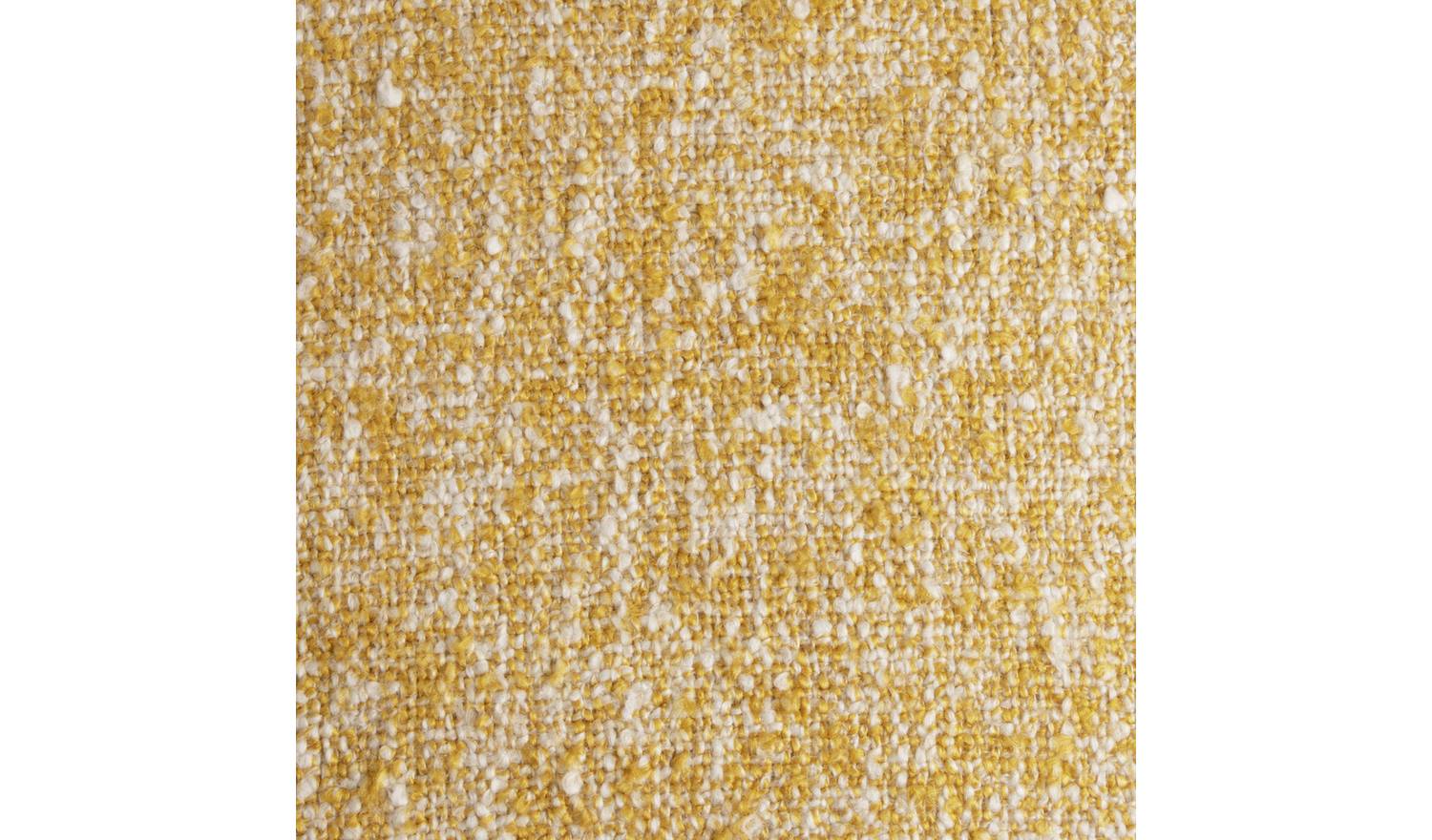Habitat Boucle Cushion - Mustard - 50x50cm