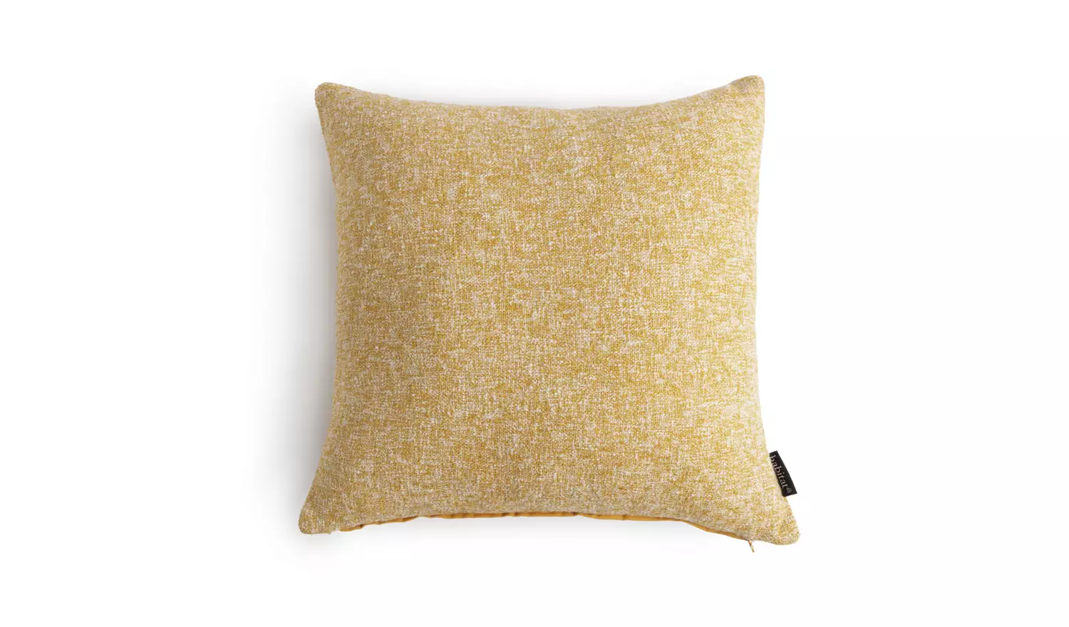 Habitat Boucle Cushion - Mustard - 50x50cm