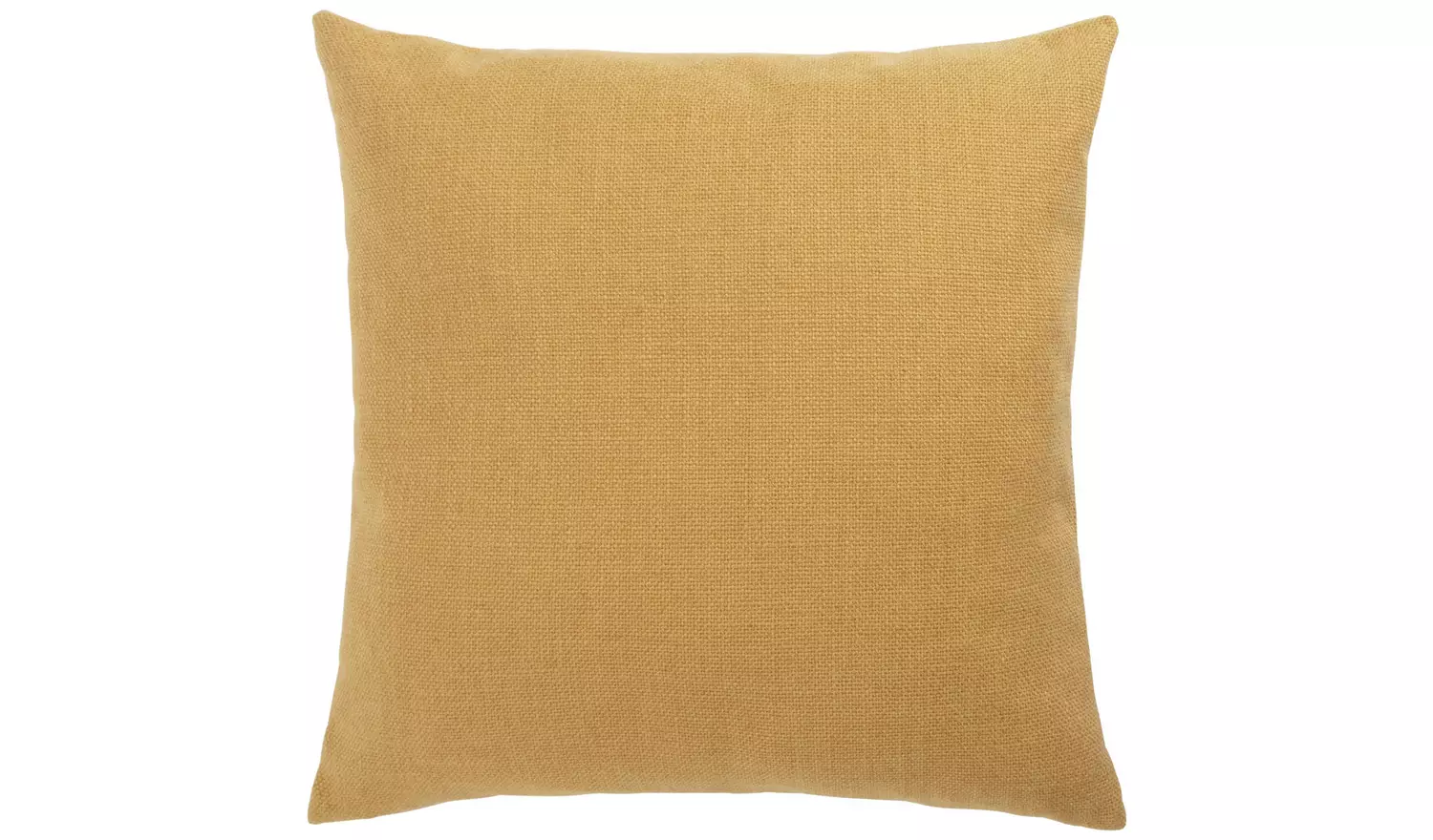 Habitat Basket Weave Cushion Cover -2 Pack -Mustard- 43x43cm