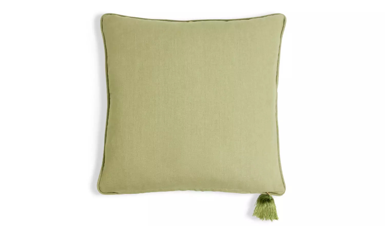 Habitat Embroidered Palm Cushion - Green -43X43cm